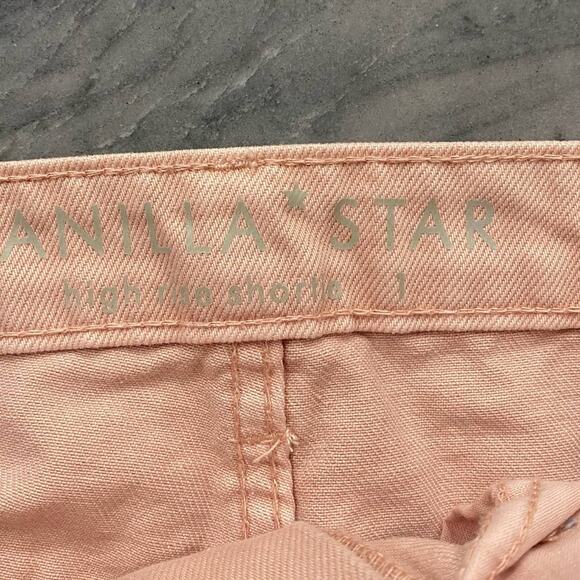 Vanilla Star High Rise Shortie Pink Shorts W25/1 - Picture 6 of 6